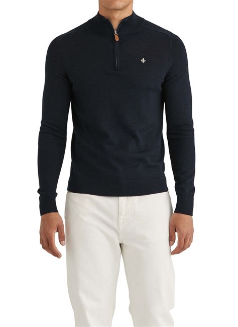 Morris Stockholm Merino John Zip Marine Follestad