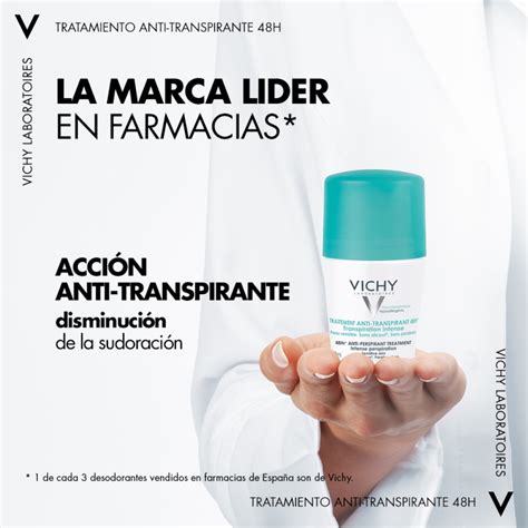 Comprar Vichy Desodorante Regulador Antitranspirante 48 H Roll On 50 Ml