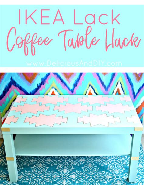 IKEA Coffee Table Makeover - Delicious And DIY