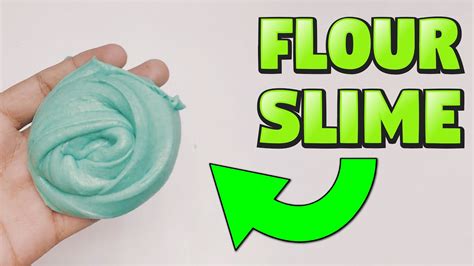 Water Flour Slime Asmr How To Make Slime With Water And Flour At Home