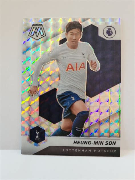 Heung Min Son Silver Mosaic 2021 22 Mosaic EPL Prizm Tottenham Hotspur