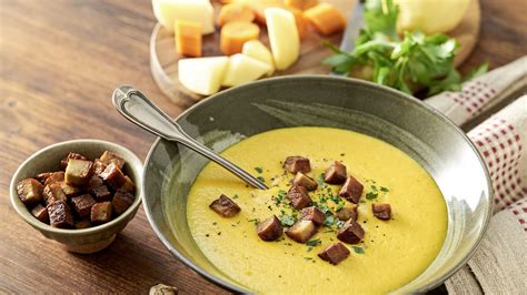 Kartoffelsuppe Mit Karotten Und Ingwer Rezept Selbst Machen Alnatura