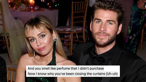 Miley Cyrus Muddy Feet Song Convinces Liam Hemsworth Cheated