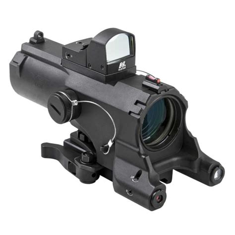 Vism ECO Prismatic 4x Scope - AR15 Scope with Laser