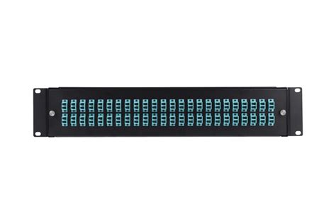 Om3 48 Port Lc Multimode Fiber Patch Panel Pre Loaded Bundle