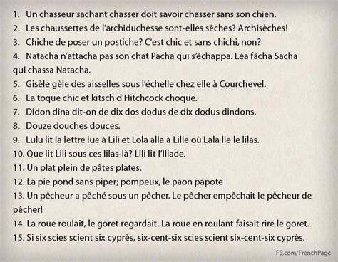 15 Virelangues Virelangue Apprendre Le Français Phonétique Française