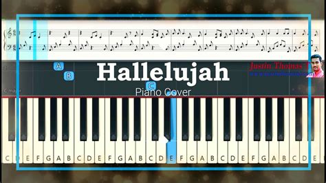 Hallelujah - Piano Cover - Tutorial - YouTube