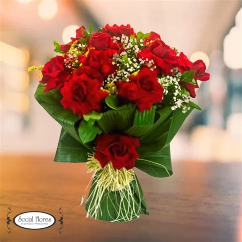 Buquê de Rosas Importadas Delivery Social Flores em Curitiba