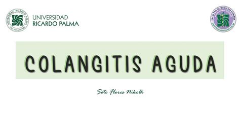 Colangitis Aguda Nikolk Soto UDocz