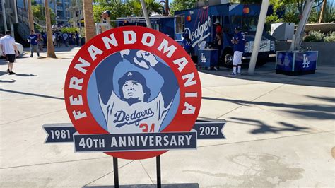 Fernando Valenzuela 34 At Dodger Stadium