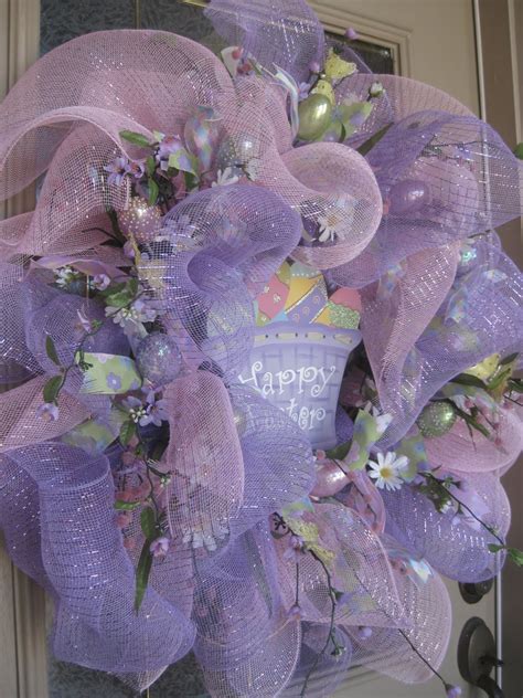 Kristens Creations Easter Mesh Wreath Tutorial