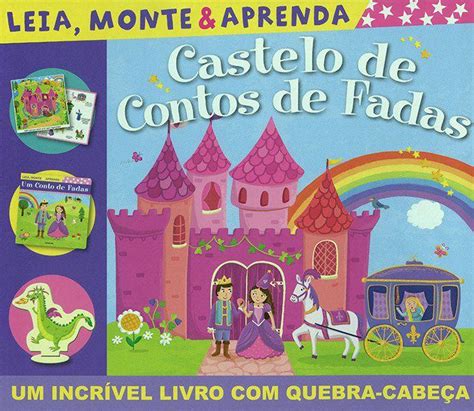 Livro Castelo De Contos De Fadas Leia Monte E Aprenda Livros De