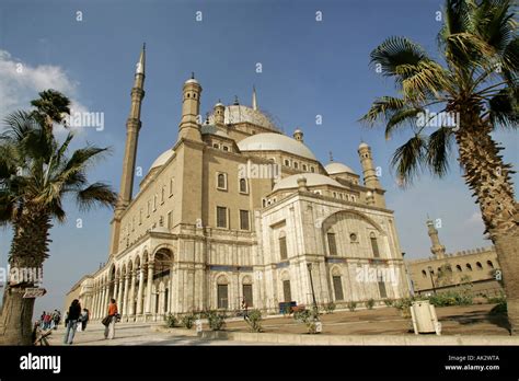 The Mosque Of Mohammed Ali Also Known As The Alabaster Mosque At The