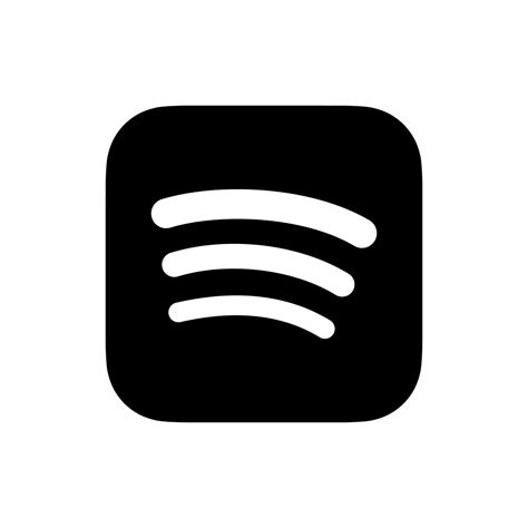 Black Spotify logo vector, Black Spotify symbol, Black Spotify icon ...