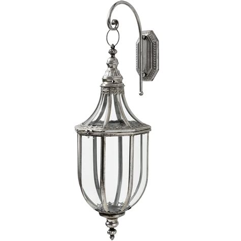 Antique Hanging Lantern In Antique Silver From Hill Interiors