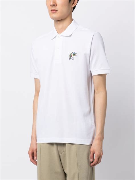 Lacoste Sex Education appliqué Polo Shirt Farfetch