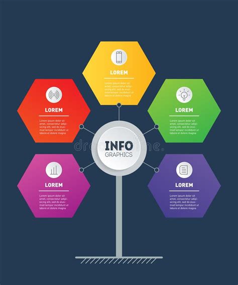 Pr Sentation Oder Infografiken Von Unternehmen Mit Optionen Muster