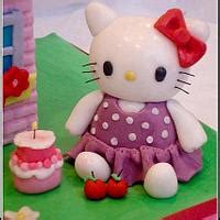 Hello Kitty House Cake - Decorated Cake by Sweet - CakesDecor