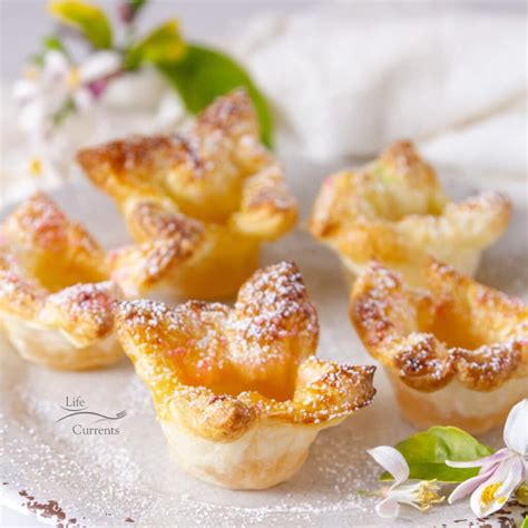 Lemon Curd Puff Pastry Cups Life Currents