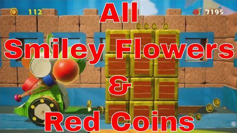 Go Go Yoshi All Smiley Flowers And Red Coins Yoshi S Crafted