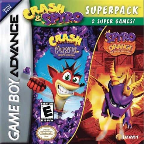 Crash And Spyro Super Pack For Gba Gameboy Advance