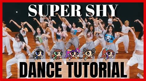 NewJeans 뉴진스 Super Shy Dance Practice Mirrored Tutorial SLOWED