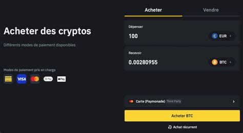 Comment Acheter Des Cryptos Sur Binance Tutoriel Débutant