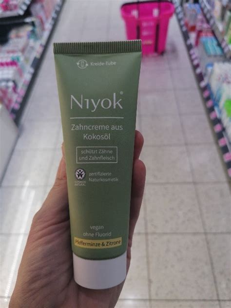 Niyok Dentifrice Menthe Poivrée Citron 75 ml INCI Beauty