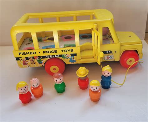 1965 Fisher Price School Bus Bus Vintage Fisher Price Etsy Vintage