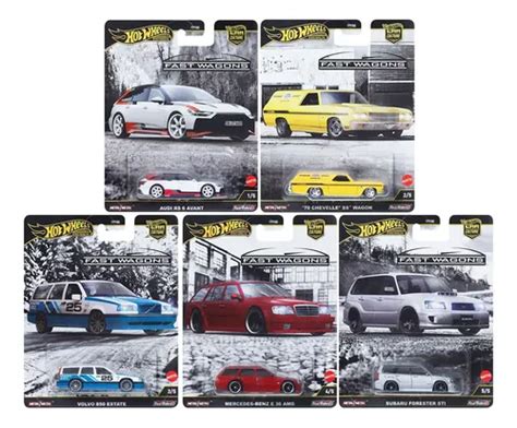 Hot Wheels Premium Car Culture Fast Wagons Set Fast Wagons