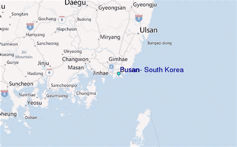 Pusan South Korea Tide Station Location Guide