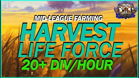 POE 3 23 Harvest Is Literally Printing Divines 20 Div A Hour