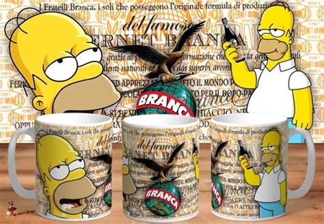 Taza Homero Fernet Branca Hd Art En Venta En La Matanza Bs As G B A