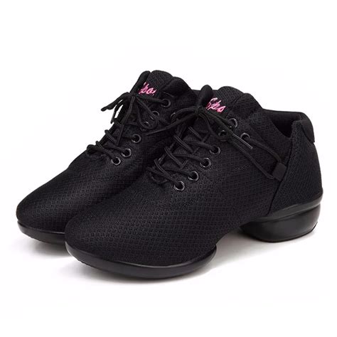 Woman Breathable Sports Jazz Street Hip Hop Soft Outsole Dance Shoes