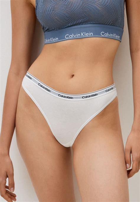 Трусы шт Calvin Klein Underwear BIKINI цвет белый RTLADO купить в интернет