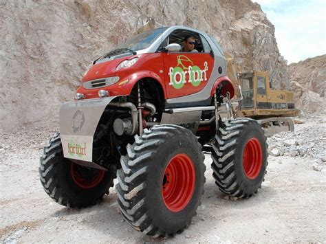 This Is A Lifted Smart Car Rfunny