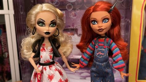 Monster High Skullector Chucky And Tiffany Bride Of Chucky Dolls