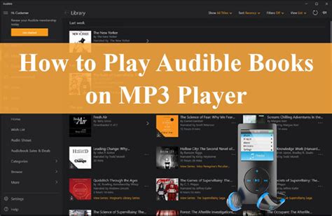 How To Put Audible Books On Mp Player