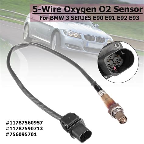 11787560957 11787590713 756095701 5 Wire Wideband Oxygen O2 Sensor For Bmw 3 Series E90 E91