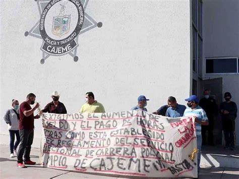 Diario del Yaqui Policías municipales demandan al Ayuntamiento de Cajeme