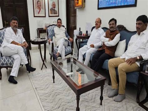 Karnataka Deputy Cm Meets Central Minister Over Cauvery Water Issue