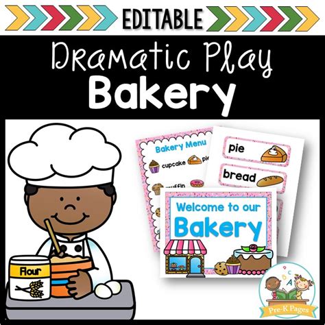 Bakery Dramatic Play Free Printables Printable Templates