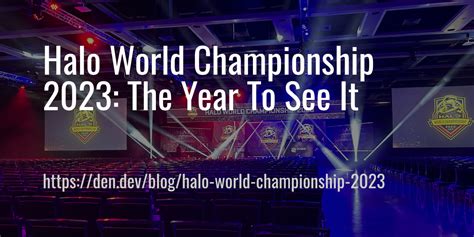 Halo World Championship 2023: The Year To See It · Den Delimarsky