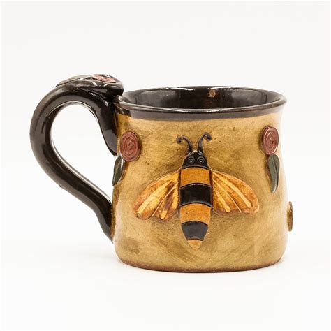 Bee Mug Bumble Bee Mug Honey Bee Mug Pottery Ceramic