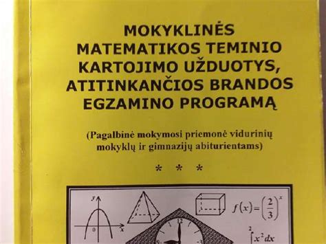 Matematikos Knygos Egzaminui Skelbimai Skelbiult