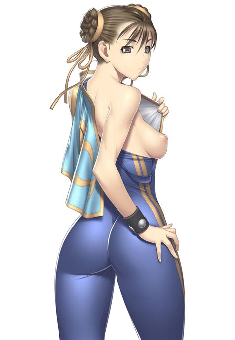 Rule 34 Ass Bodysuit Breasts Brown Eyes Brown Hair Capcom Chun Li