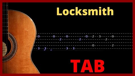 Locksmith Sadie Jean Tutorial De Guitarra Youtube