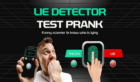 Lie Detector Simulator Prank Lie Detector Lie Detector Simulator Lie Fingerprint Scanner