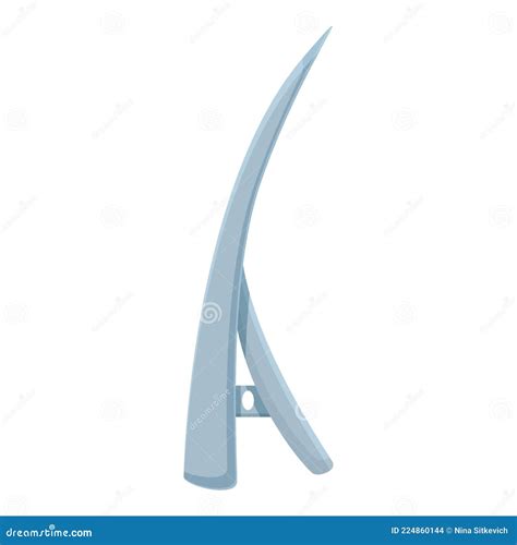 Hair Clip Icon Cartoon Vector. Haircut Stylist Stock Vector ...