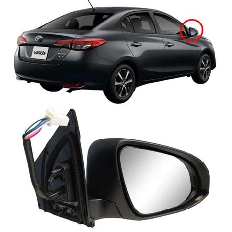 Retrovisor Direito Toyota Yaris Sedan A Seta Metagal